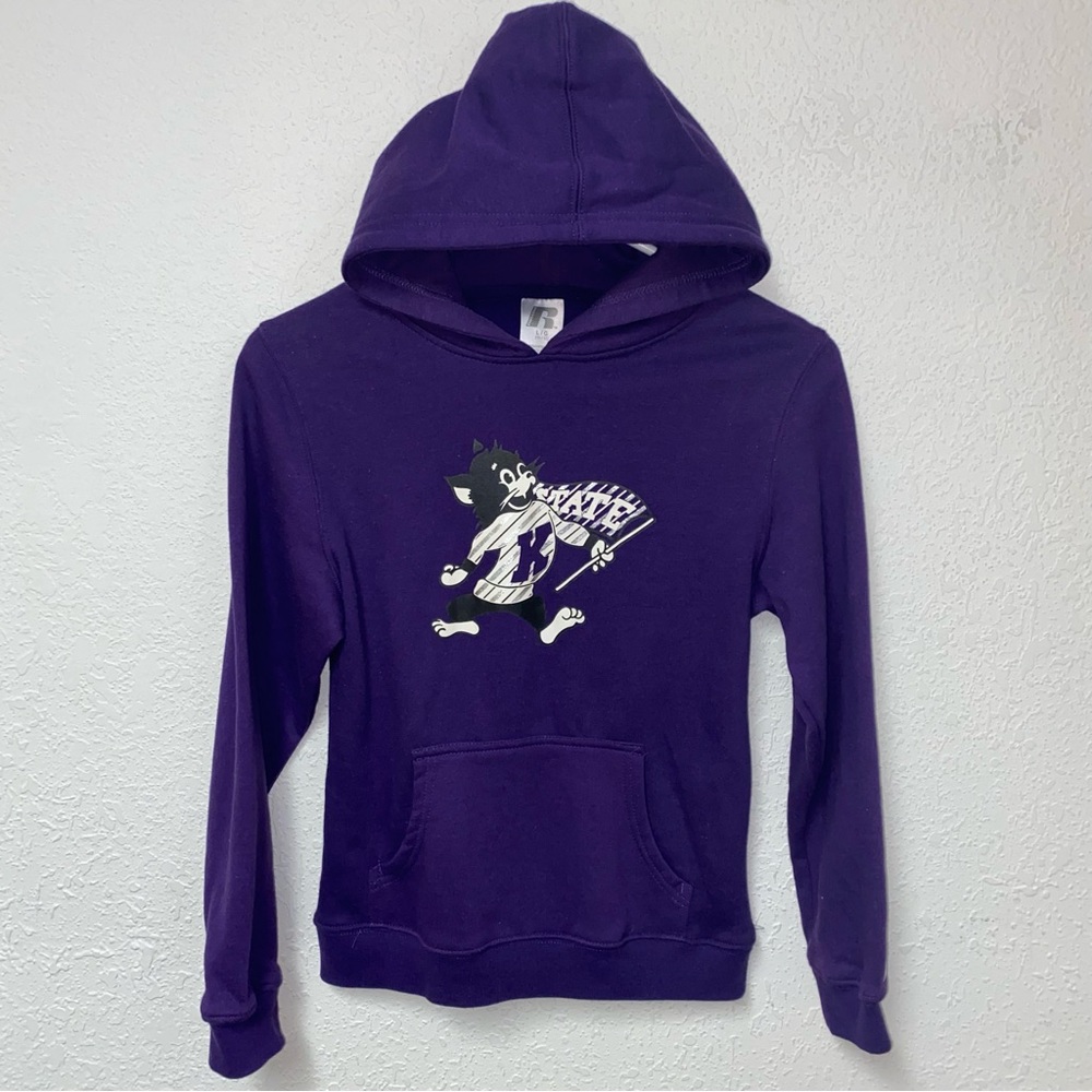 K-State Wildcats Kids Youth Size Large Hoodie NWT